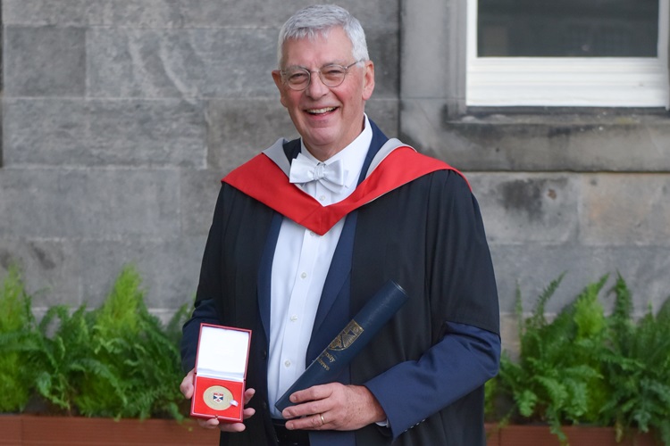 University Medal winner, Raphael Vermeir CBE